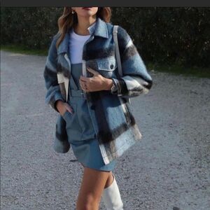 Zara Plaid Premium Overshirt